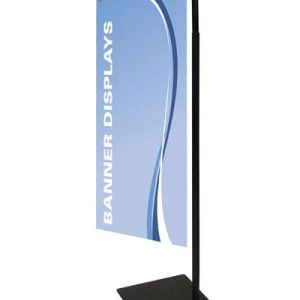 Tradeshow Display | Curved Cantilever Banner Display Kit