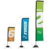 Sail Sign Rectangle Banner Stands Different Sizes