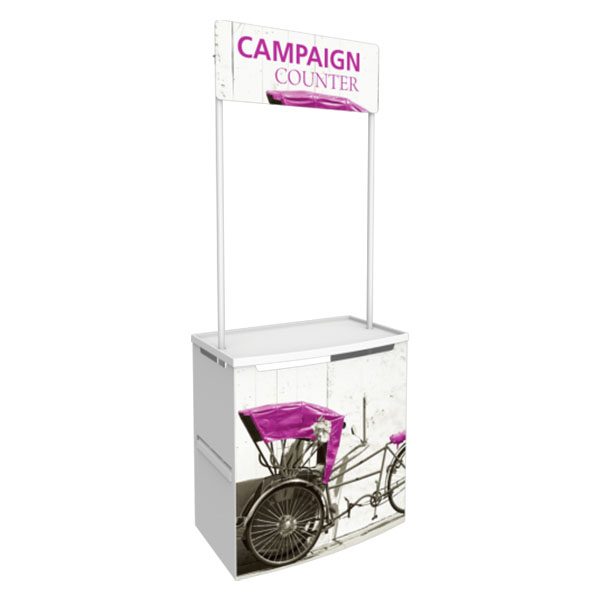 Campaign Promotional Counter For Indoors And Outdoors