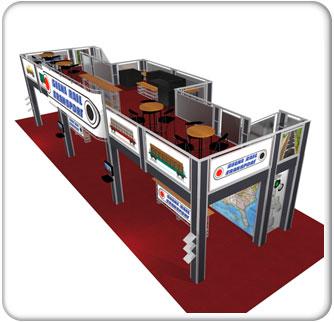 Double Decker Display Rentals | Convention Booth Rentals | Trade Show ...