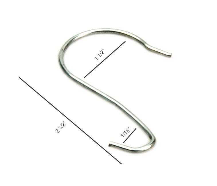 S Sign Hooks – Box of 100-Accessories & Replacement Parts, Trade Show  Equipment