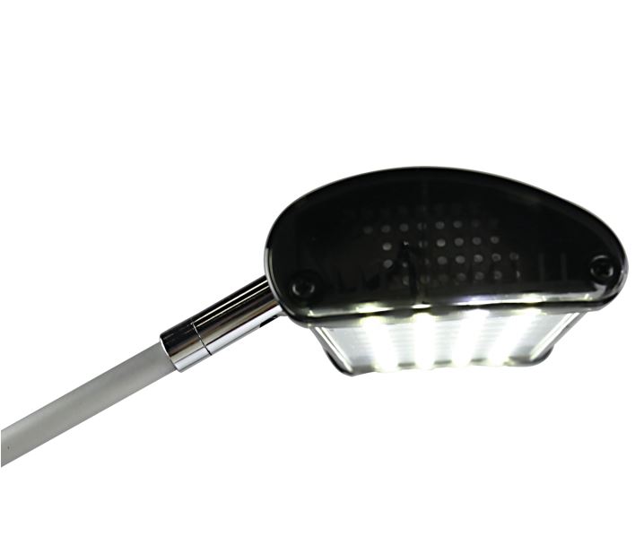 Lumina 200 LED Display Light Silver Coated Adjustable Head