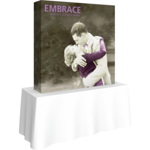 Embrace 5ft Square Tabletop Push-Fit Tension Fabric Display