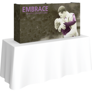 Embrace 5ft Tabletop Push-Fit Tension Fabric Display