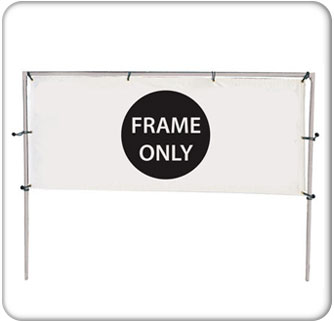 12x5 Single Banner Hardware Only