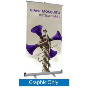 Giant Mosquito Retractable Banner Stand Graphic