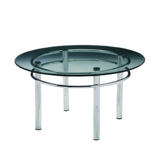 Silverado Cocktail Table is a round glass cocktail table will make your tradeshow more productive by creating interactive environment.