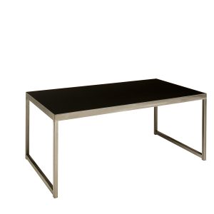 Black Sydney Cocktail Table is a rectangular white laminate table that will make your tradeshow more productive by creating interactive environment.