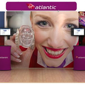 Atlantic 20’ Flat Tension Fabric Display WaveLine Media Kit