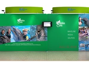 Dolphin 20’ Curved Tension Fabric Display WaveLine Media Kit