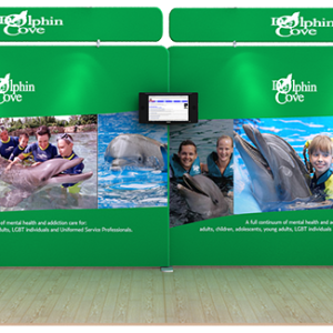 Dolphin 20’ Flat Tension Fabric Display WaveLine Media Kit