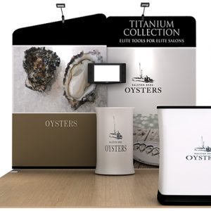 Oyster 10’ WaveLine Tension Fabric Display Media Kit