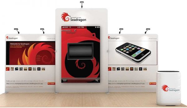 Seadragon 20’ WaveLine Tension Fabric Display Media Kit