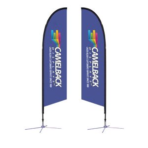 10.5 ft Falcon Outdoor Sail Flag Banner Stand