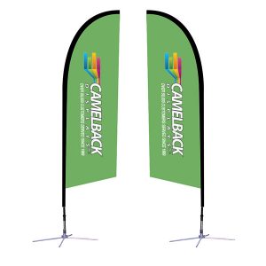 8.25 ft Falcon Outdoor Sail Flag Banner Stand