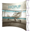 HopUp 13ft Curved Tension Fabric Display front graphic right