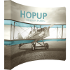 HopUp 13ft Curved Tension Fabric Display left