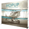 HopUp 13ft Straight Tension Fabric Display front graphic right