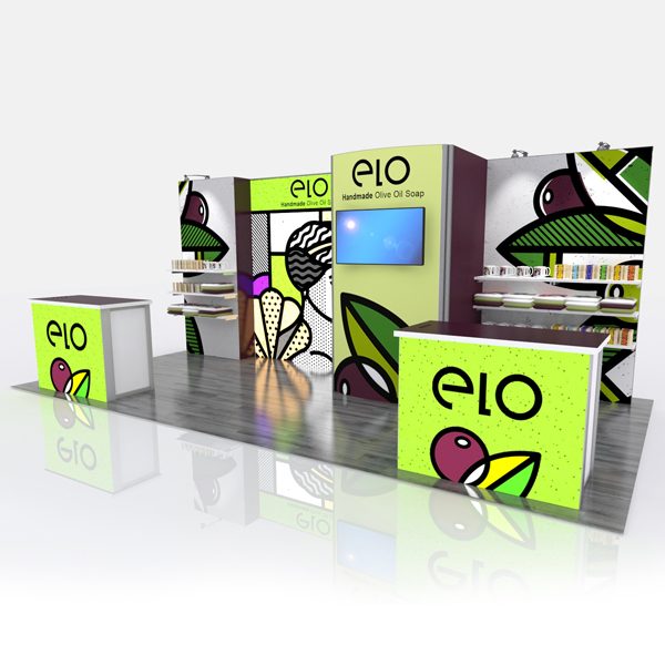 Retail ELO Modular Display System package