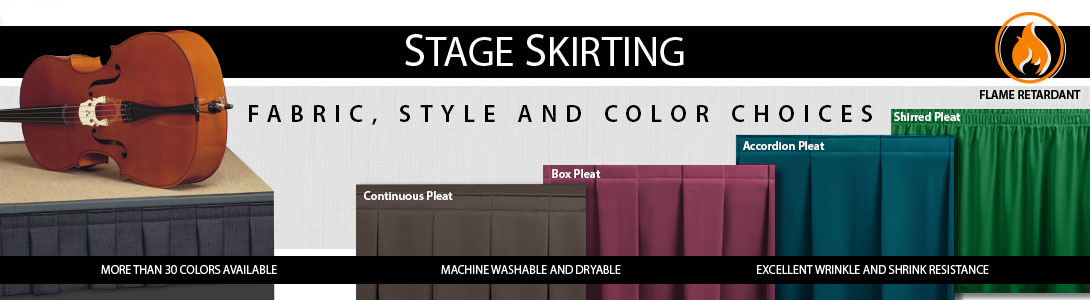 Stage Skirting Colors And Styles