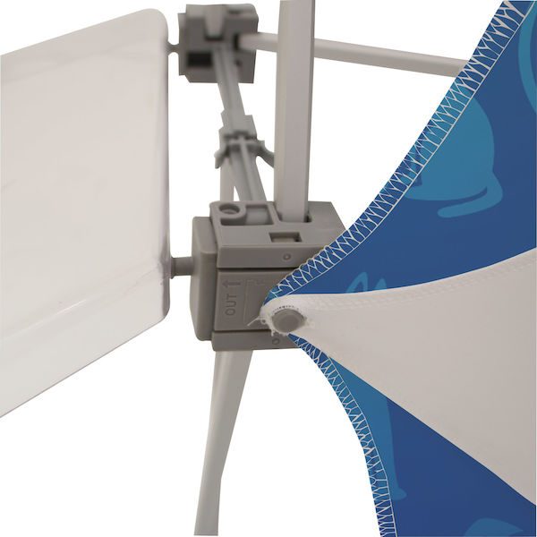 Deluxe GeoMetrix Narrow Corner Connector Kit Fabric And Shelf