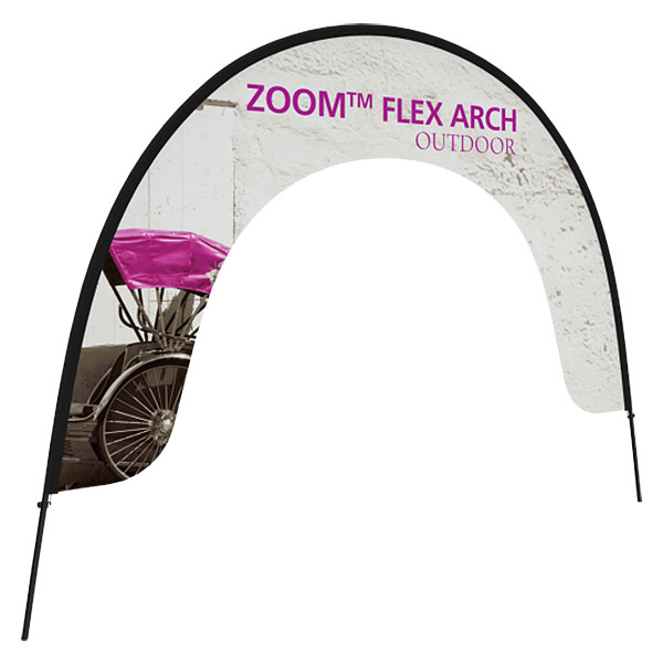 Zoom Flex Outdoor Arch Banner Stand