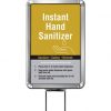 Beltrac Hand Sanitizer Stanchion Frame Sign with Graphic