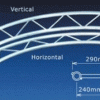F32 Circular Flat Truss – Vertical C3-V90 (9.84ft Diameter)