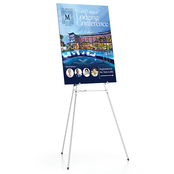 Poster Stand, For Trade Show Displays