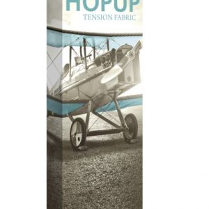 HopUp Display 2.5ft Full Height Tension Fabric Display - Graphic Only