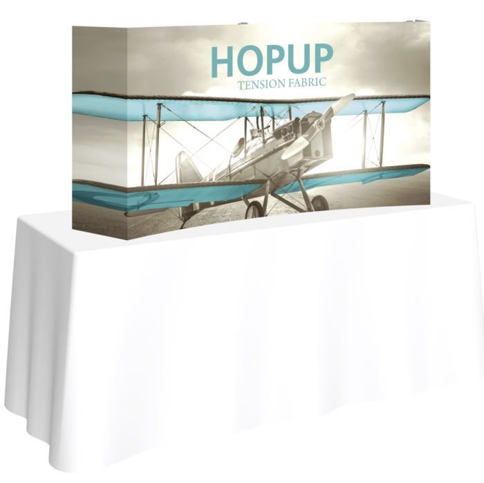 HopUp Display 5ft Tabletop Tension Fabric Display - Graphic Only
