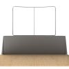 8ft curved table top waveline displays frame