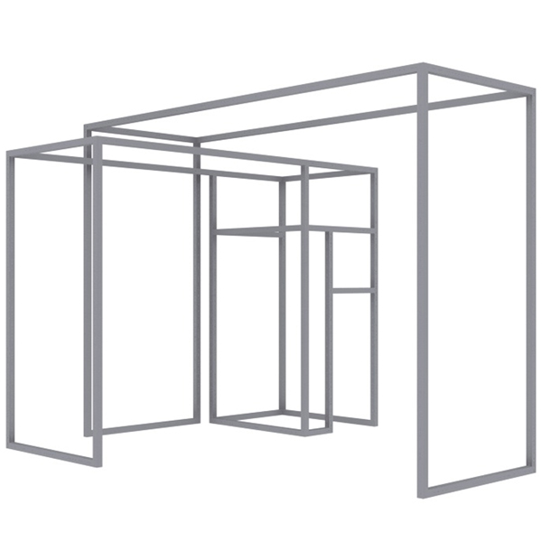 20x10 Modco Modular Trade Show Booth QPS15 with Storage, Arch