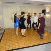 SnapLock Dance Floor Laminate Tiles Oak Dancing