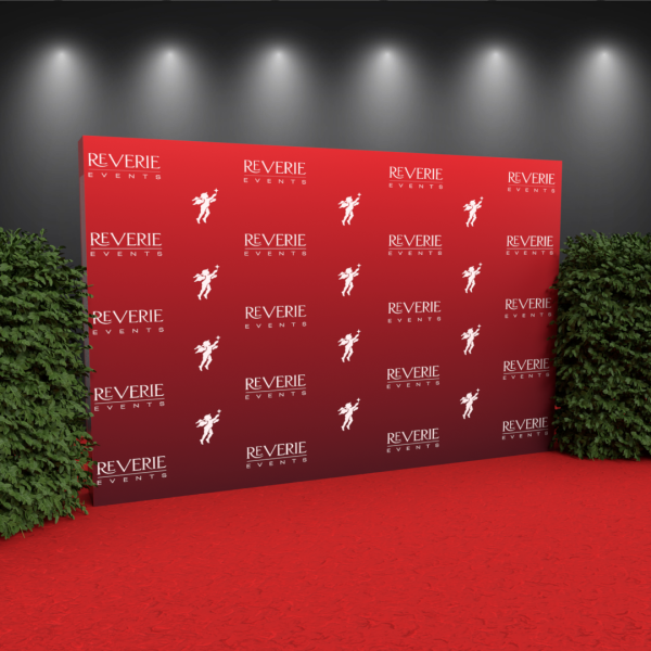 10' Step and Repeat Straight Ready Pop Lite